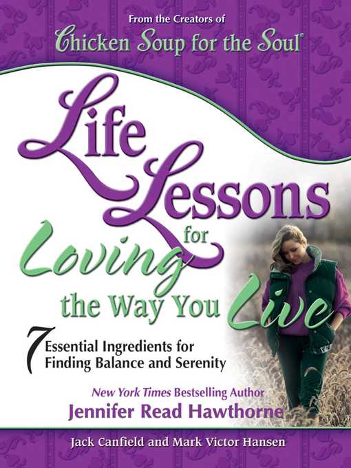 Title details for Life Lessons for Loving the Way You Live by Jack Canfield - Wait list